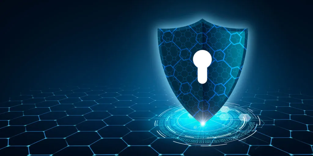 Security shield symbol representing account and payment protection